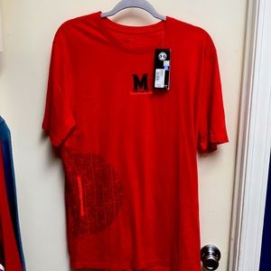 Under Armour red tee. NWT